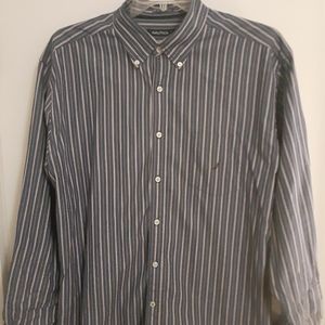 Nautica dress shirt XL blue